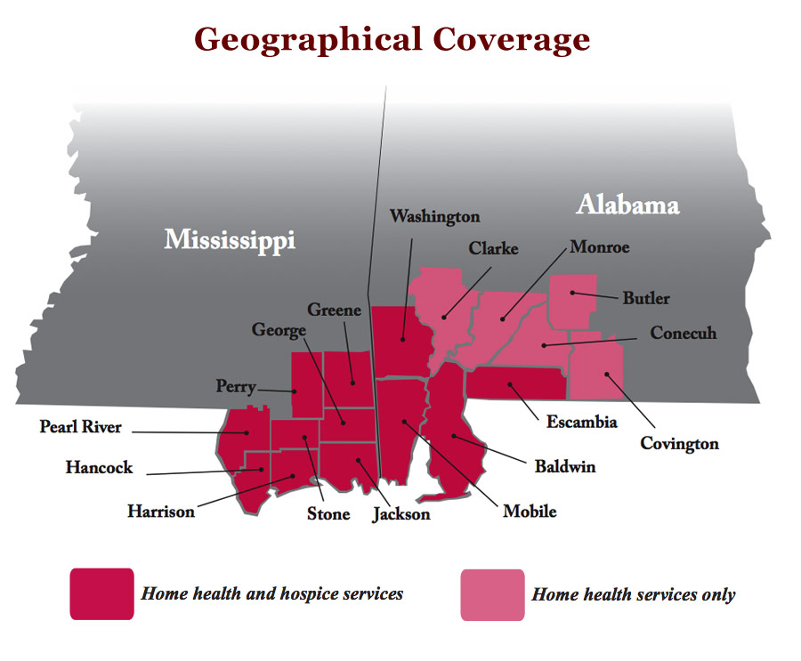 Mississippi and Alabama home health services