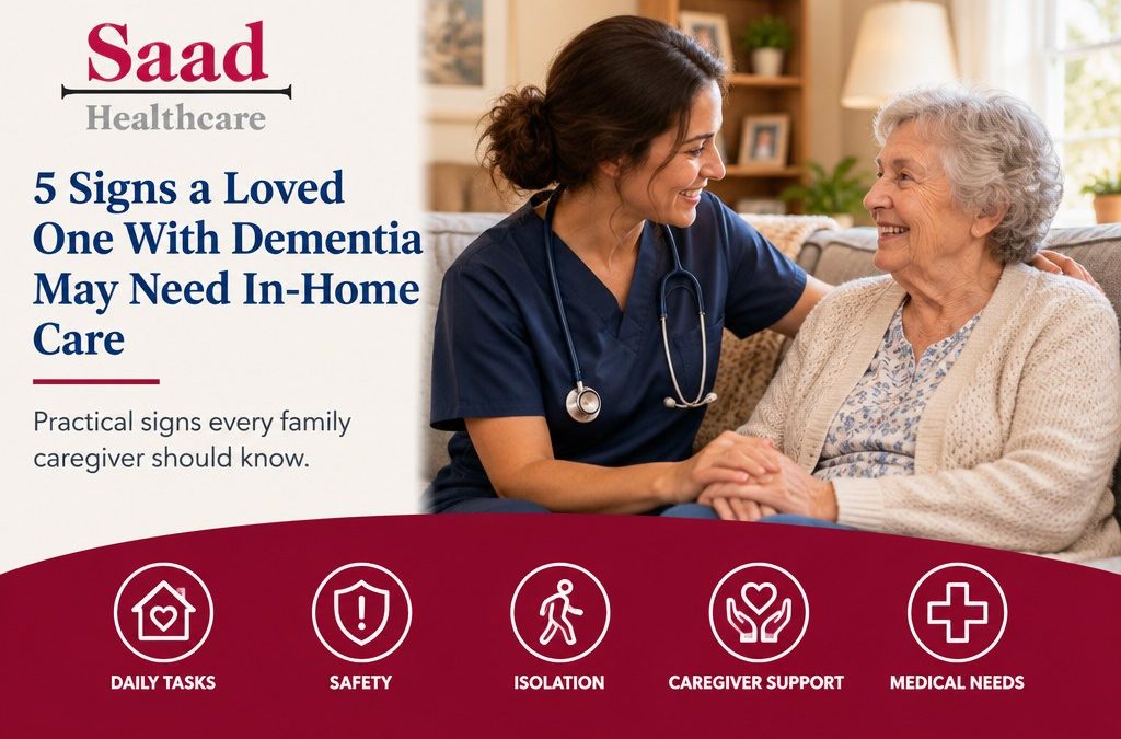 5 Signs a Loved One With Dementia May Need In-Home Care